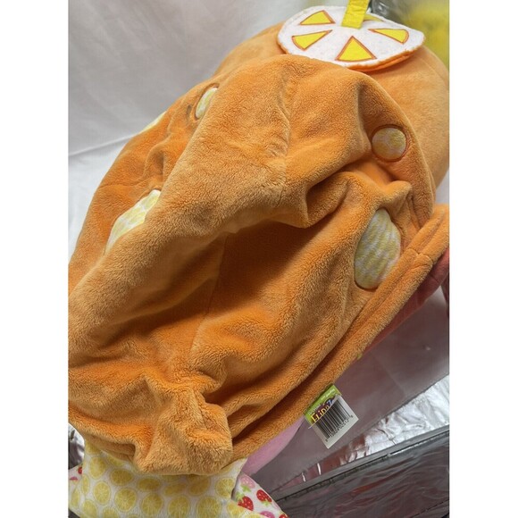 Flip A Zoo Jumbo 30" Reversible Stuffed Animal Orange Pop Penguin Strawberry - Picture 8 of 15